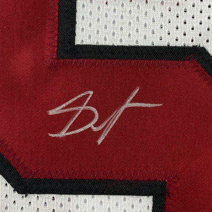 Autographed/Signed Stephon Gilmore South Carolina White College Football Jersey PSA/DNA COA