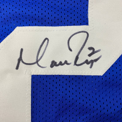 Autographed/Signed Matt Ryan Indianapolis Blue Football Jersey Beckett BAS COA