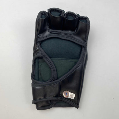 Autographed/Signed Deiveson Figueiredo UFC MMA Ultimate Fighting Black Glove Beckett BAS COA