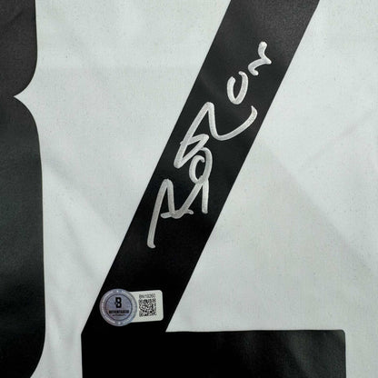 Autographed/Signed Christian Vieri Inter Milan White Soccer Futbol Jersey Beckett BAS COA