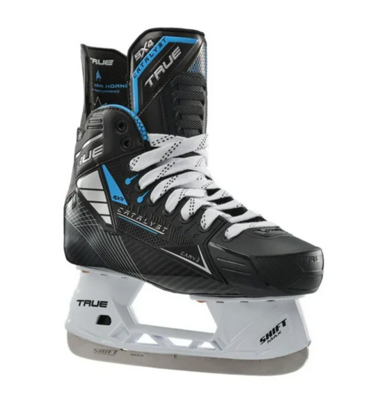 True Catalyst 5X4 Hockey Skates Senior Black/White