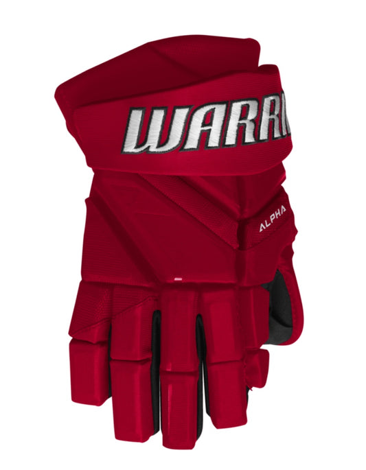 Warrior Alpha LX3T Hockey Gloves Senior Black/White