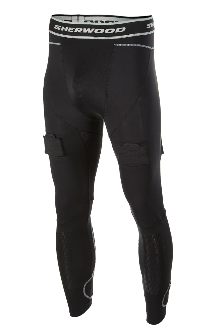 Sherwood Rekker Cut Resistant Compression Senior Jock Pants w/ Cup
