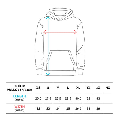 Two Line Pass Relaxed Pullover Hood