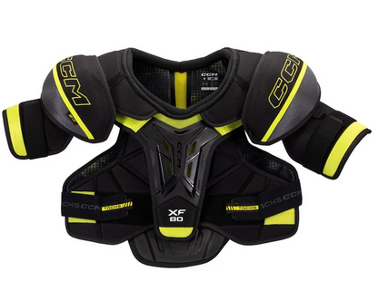 CCM Tacks XF80 Shoulder Pads Senior Black