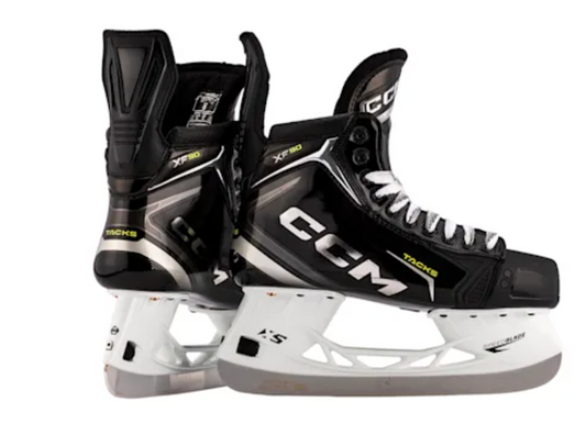 CCM Tacks XF90 Hockey Skates Intermediate Black/White