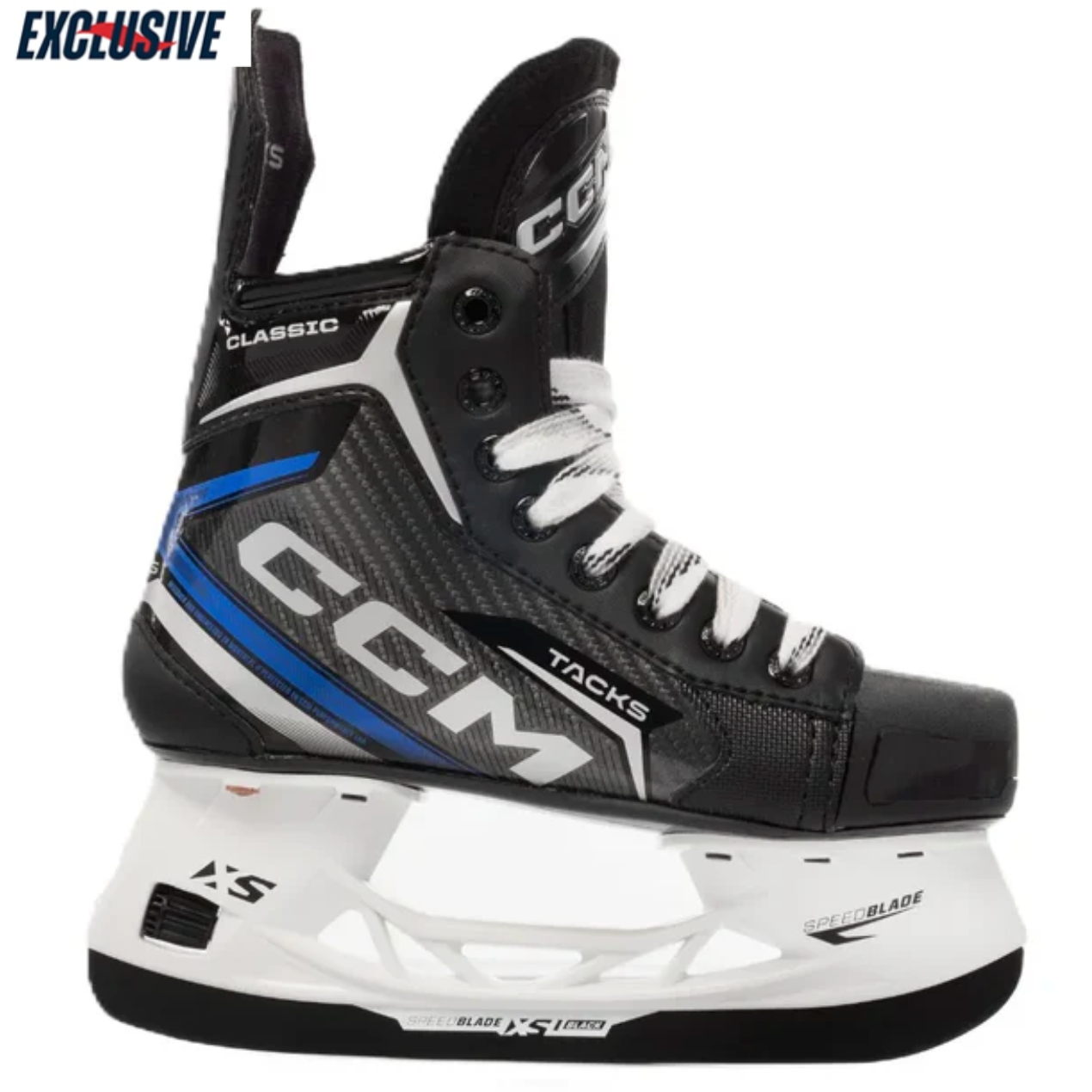 CCM Tacks Classic Hockey Skates Junior Black/White