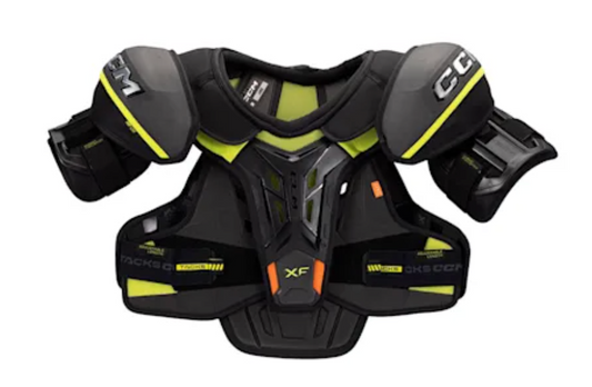 CCM Tacks XF Shoulder Pads Senior Black