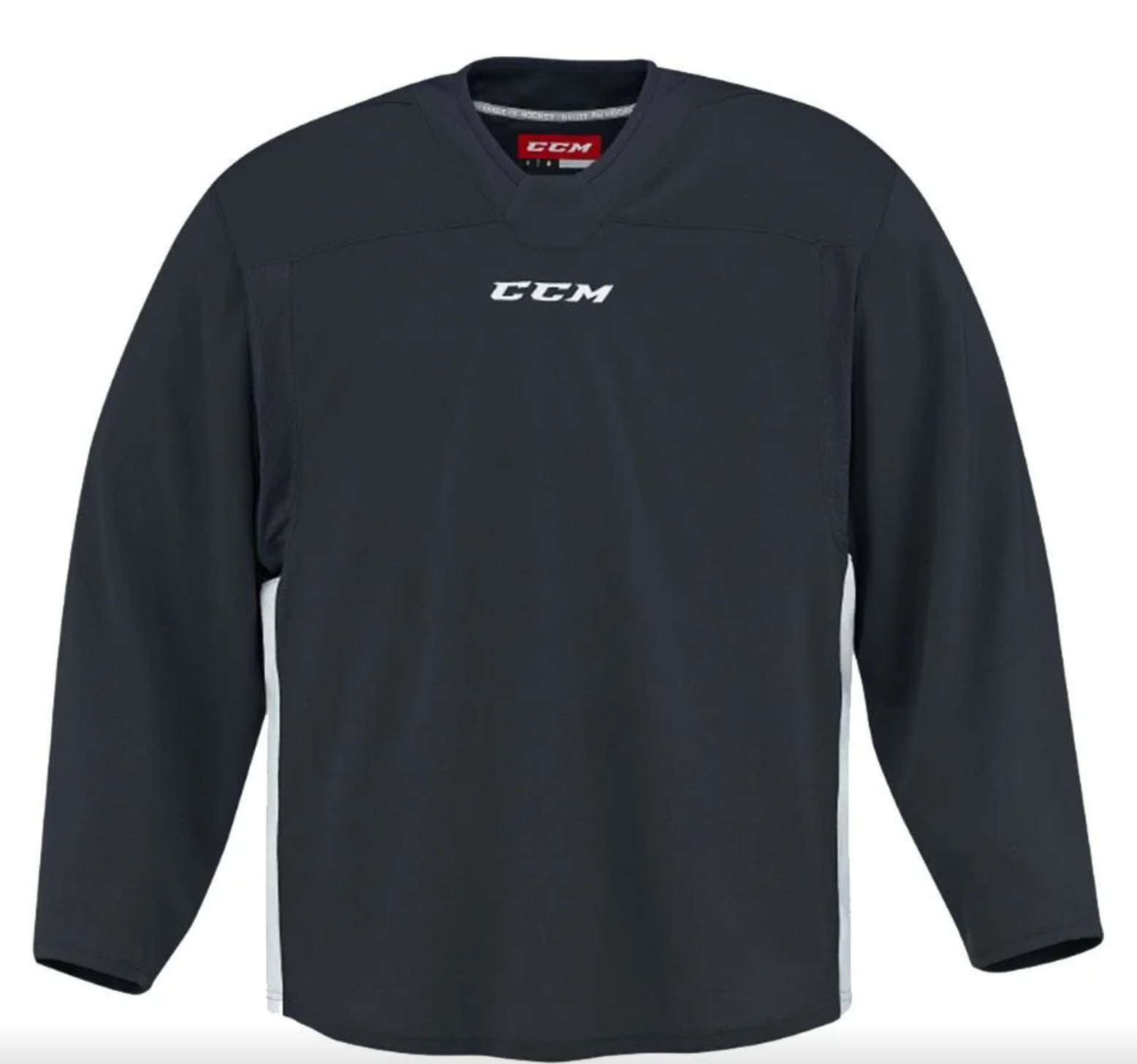 CCM U Neck Hockey Jersey Senior White
