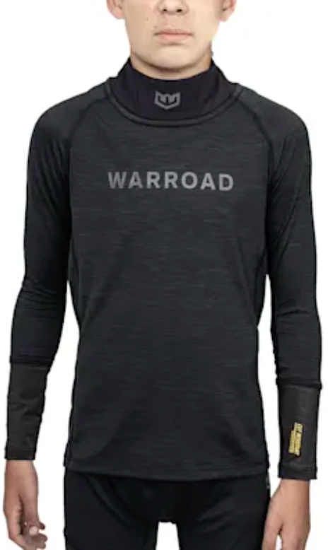 Warroad Tilo Neck Guard Compression Long Sleeve Senior Black