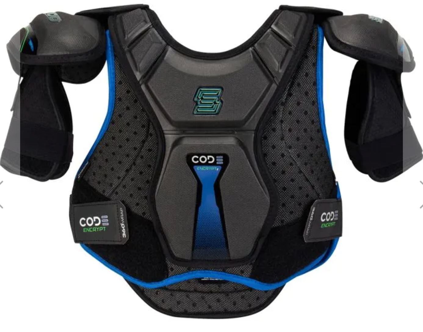 Sherwood Code Encrypt 2 Shoulder Pads Senior Black