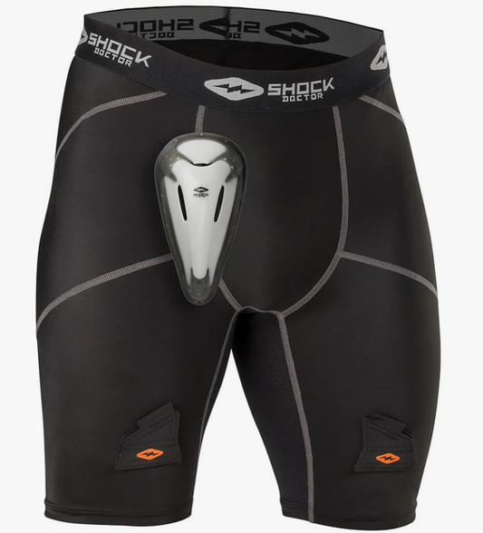 Shock Doctor Compression Short Senior Black