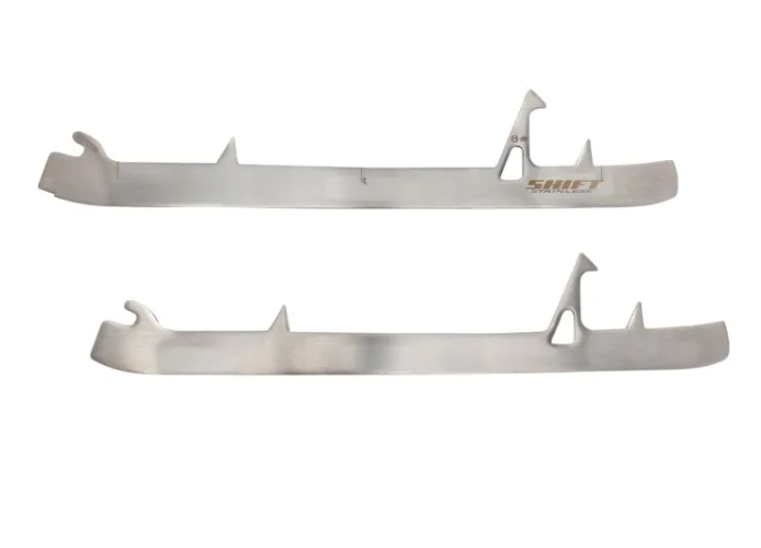 True Goalie Shift Attack Stainless Skate Steel Senior Silver