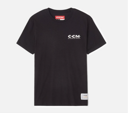 CCM 125 Years Logo Apparel T-Shirt Senior White