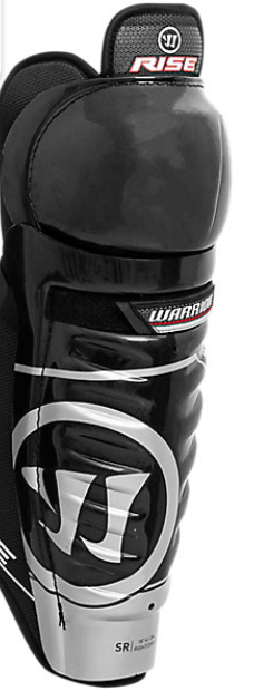 Warrior Rise Shin Guards Senior Black