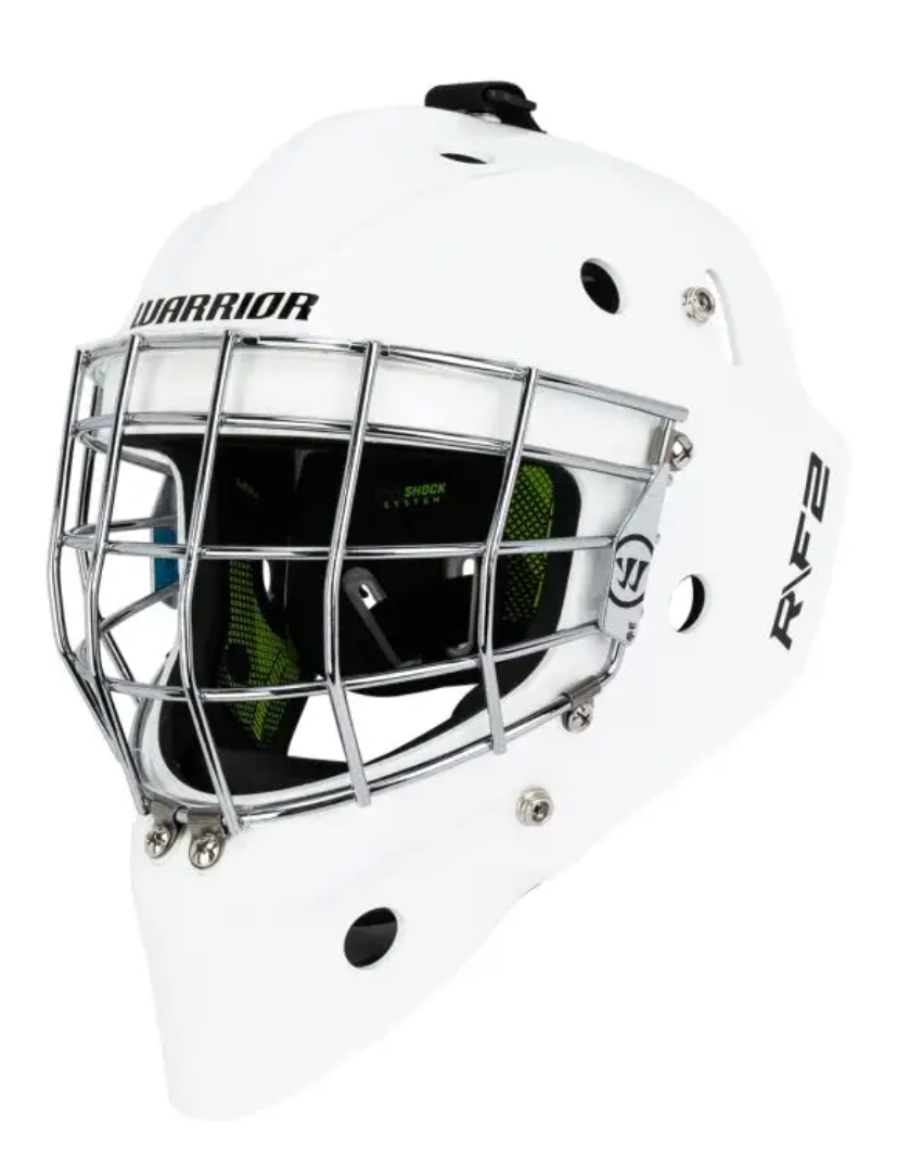 Warrior Ritual R/F2 E Goalie Mask Junior Black