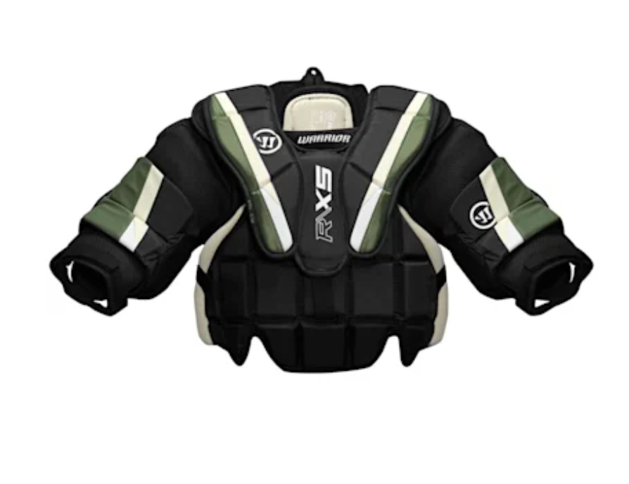 Warrior Ritual R/X5 Goalie Chest Protector Senior Black