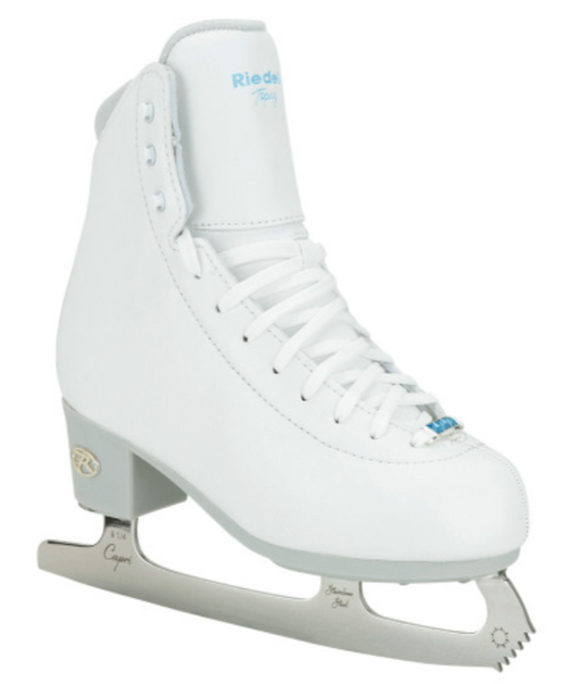 Riedell Topaz Figure Skates Girls Blue/White