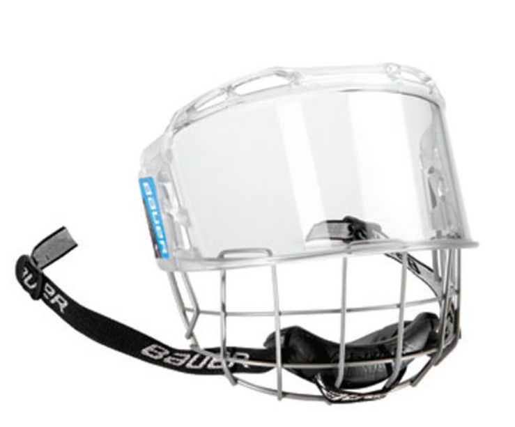 Bauer Hybrid Shield Full Shield Senior Clear