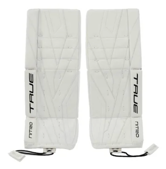 True Catalyst Nitro Goalie Pads Junior Black/White
