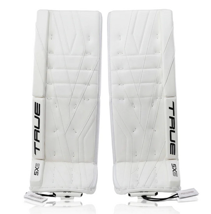 True Catalyst 5X6 Goalie Pads Senior Black/White