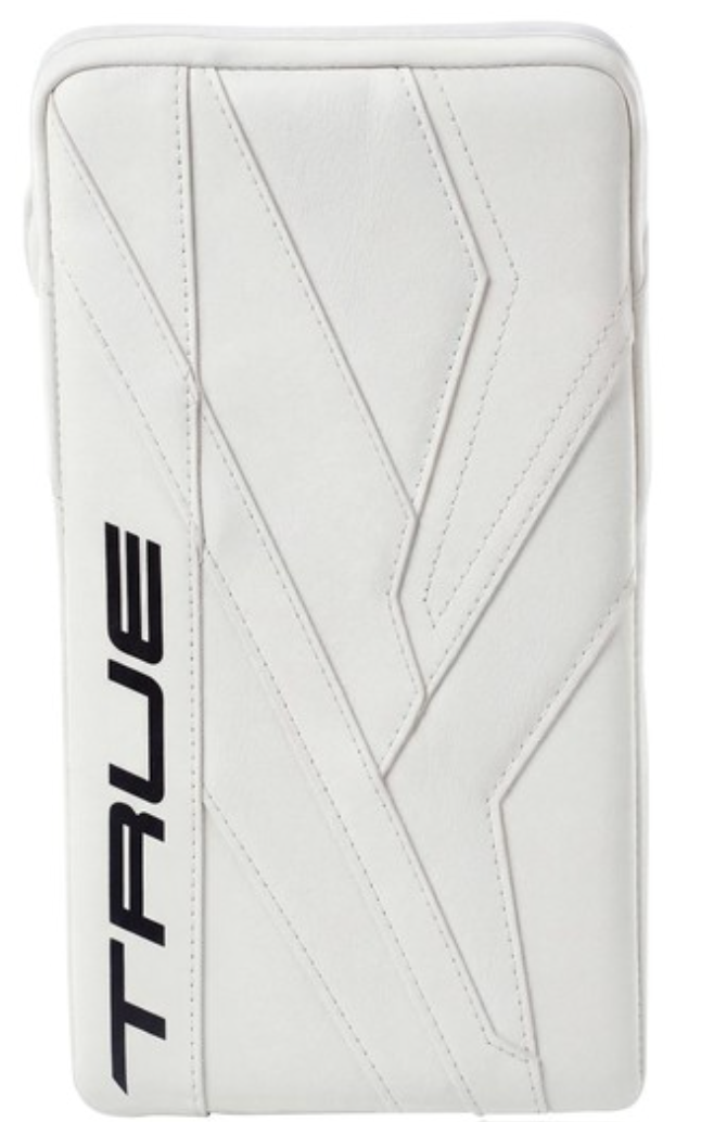 True Catalyst 5X6 Goalie Blocker Senior Black/White