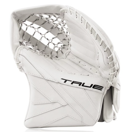 True Catalyst 5X6 Goalie Catch Glove Senior Black/White