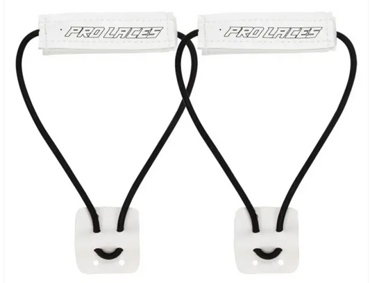 True 7X Goalie Replacement Toe Ties Senior Black