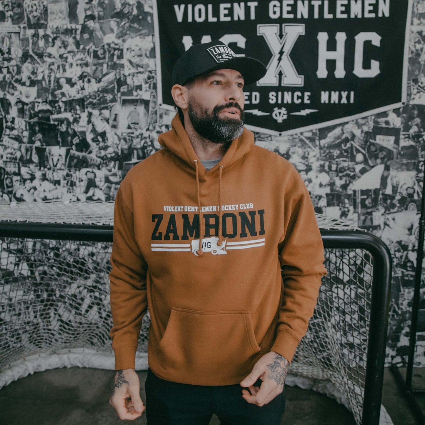 Two Line Pass Pullover Hood