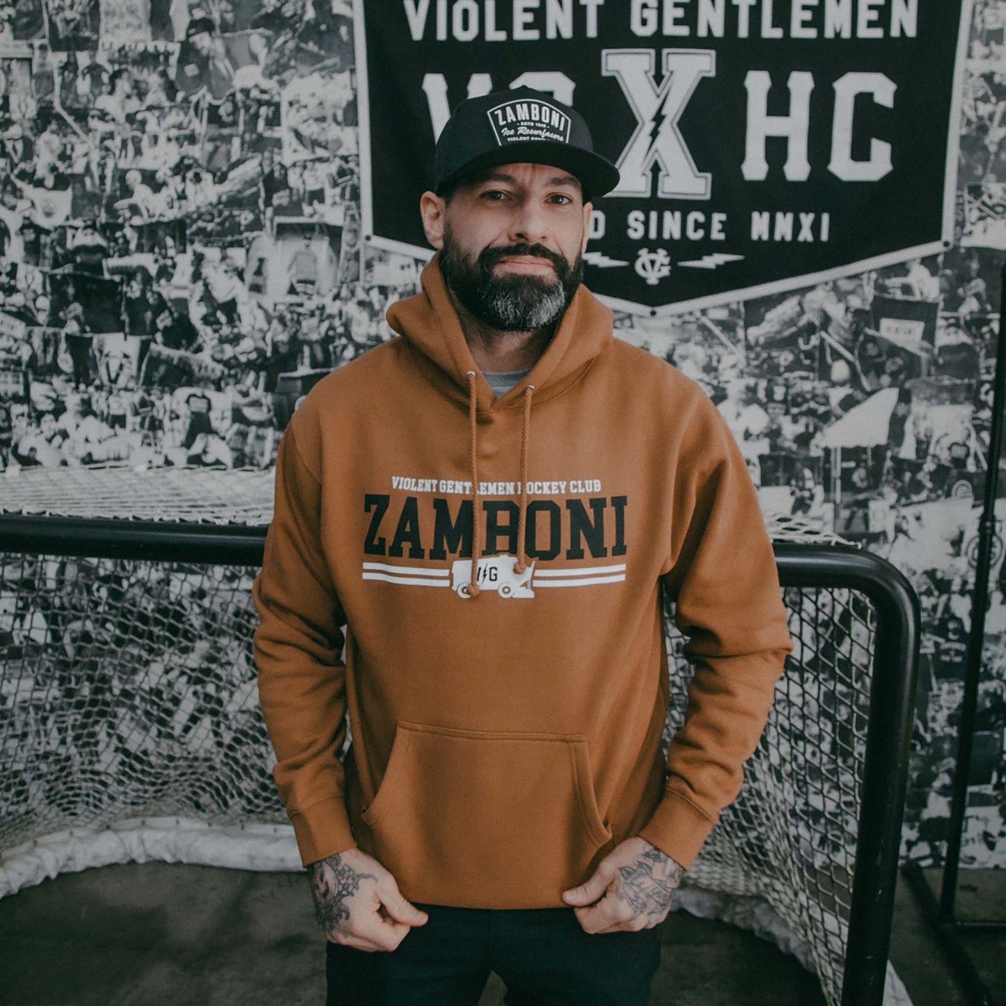 Zamboni Badge A-Frame Tech Snapback