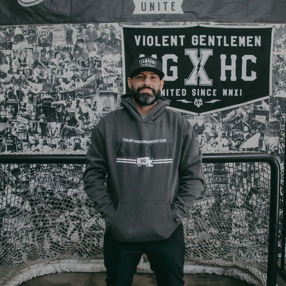 Two Line Pass Relaxed Pullover Hood