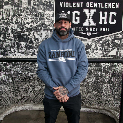 Two Line Pass Relaxed Pullover Hood