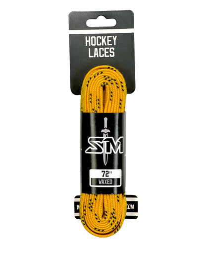 Color Light Waxed Hockey Skate Laces