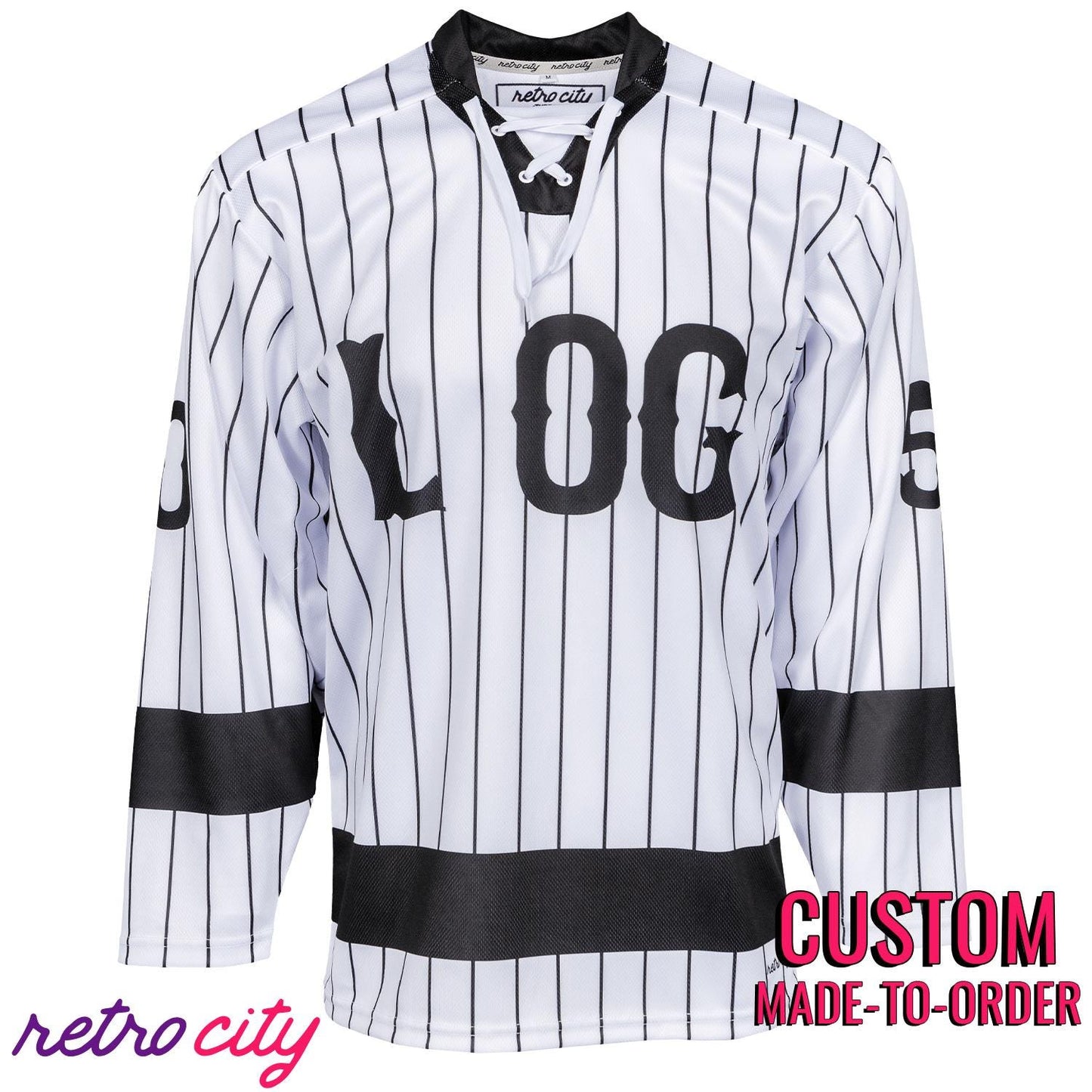 Kendall Roy Succession 'L to the OG' Lace-Up Hockey Jersey