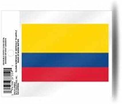 Columbia 3 Inch Static Cling, Full Clear Adhesive Backing, Easy Peel and Stick Application, Removable and Reusable, Made in the USA