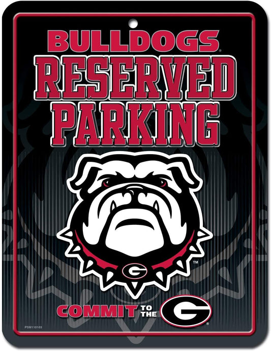 NCAA Georgia Bulldogs Parking Sign, Bulldogs Design