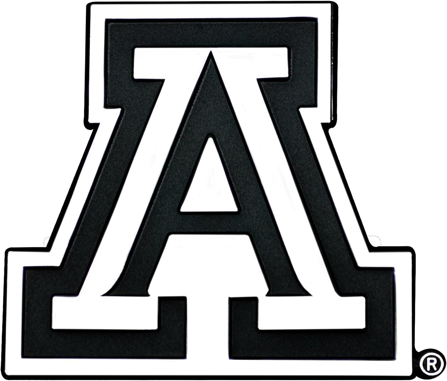 University of Arizona Wildcats Solid Metal Raised Auto Emblem Decal Adhesive Backing