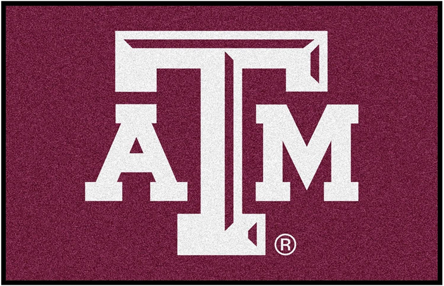 Texas A&M University Aggies Floor Mat Area Rug, 20x30 Inch, Nylon, Anti-Skid Backing