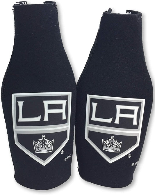 Los Angeles Kings Pair of 16 oz Drink Bottle Coolers Insulators Neoprene Beer Soda