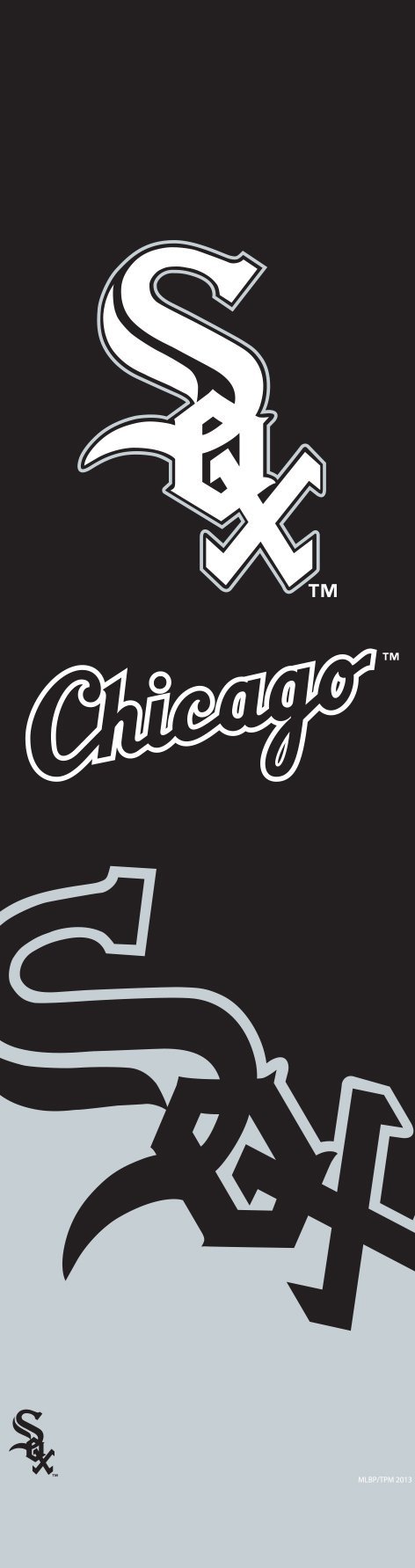 MLB Chicago White Sox Team Color and Logo Door Banner