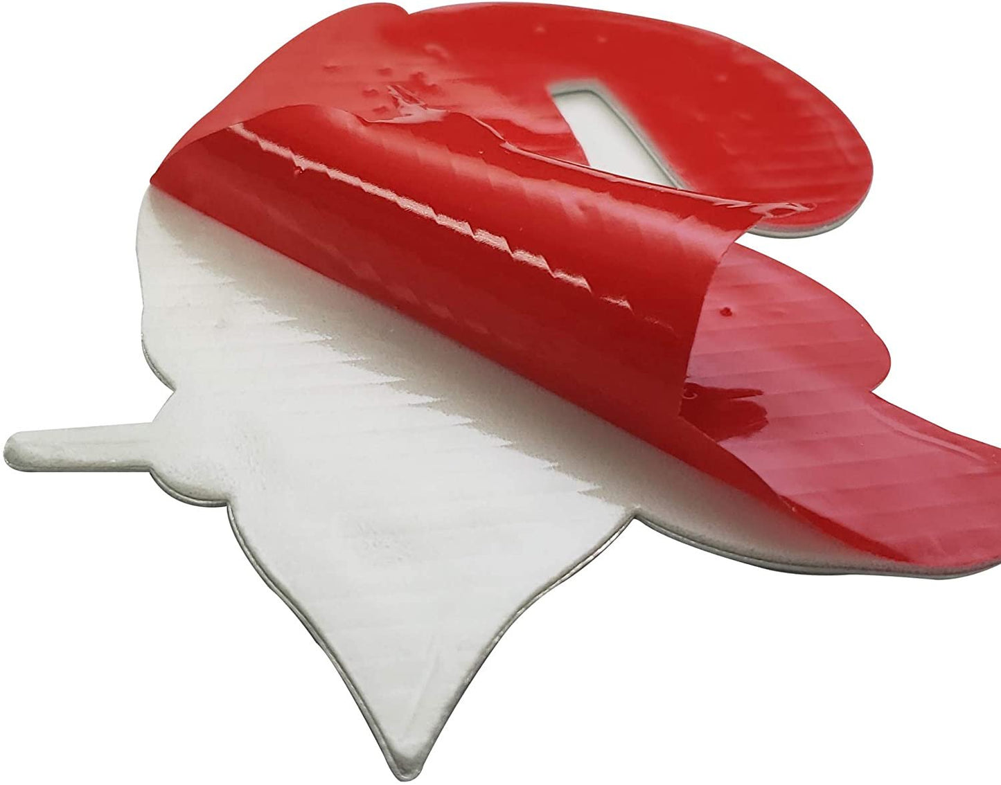 Iowa State University Cyclones Team State Design Auto Emblem, Aluminum Metal, Embossed Team Color, Raised Decal Sticker, Full Adhesive Backing