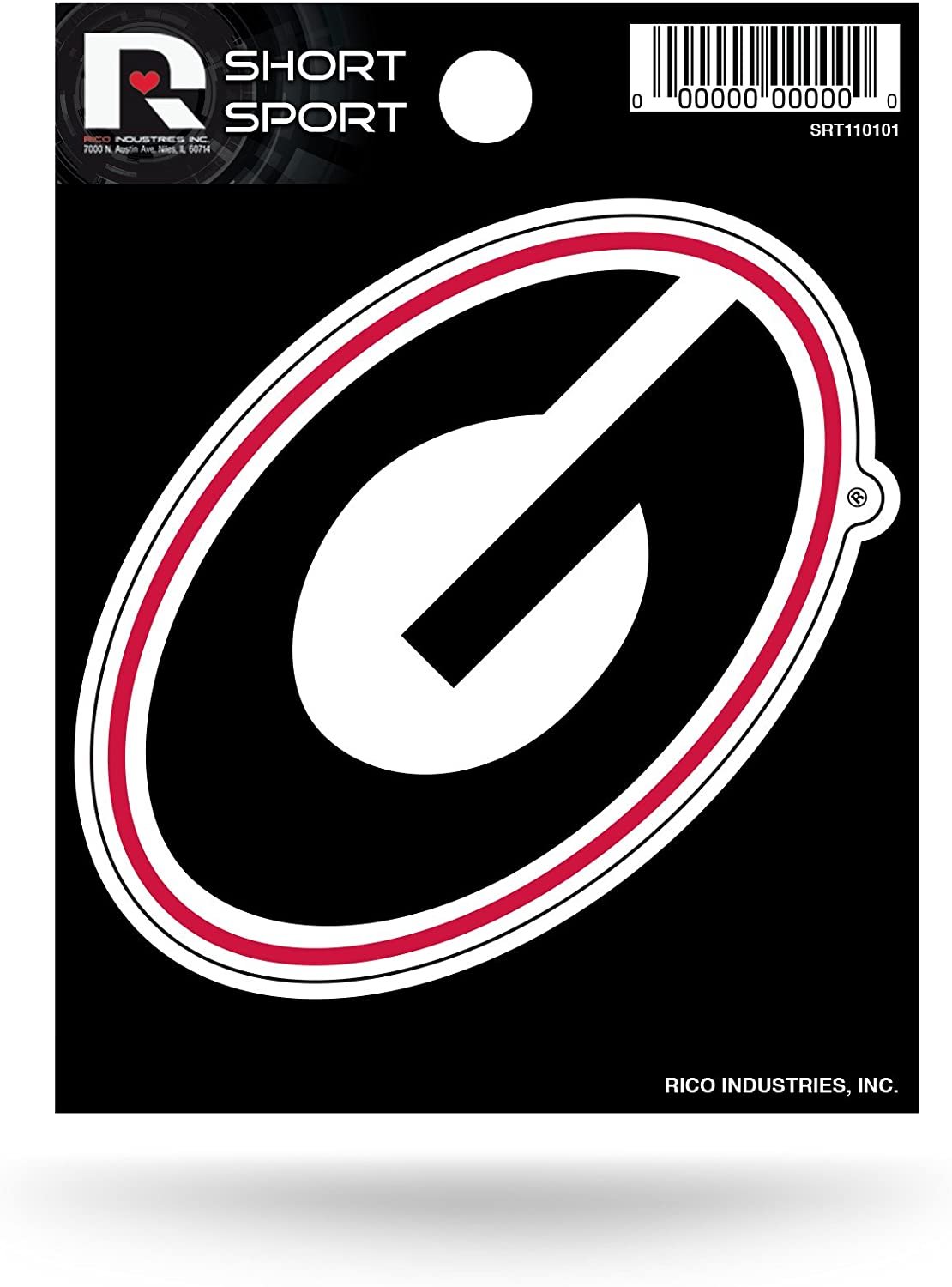 University of Georgia Bulldogs 3 Inch Short Sport Decal Sticker Die Cut