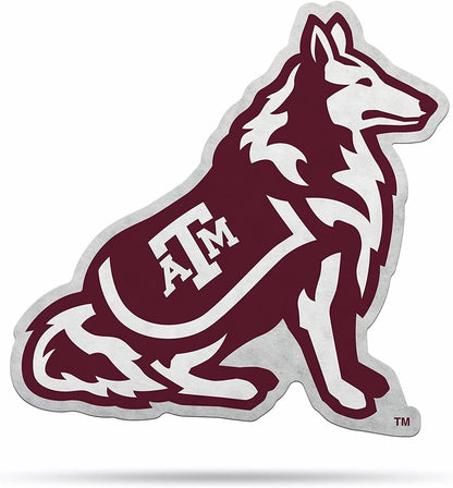 Rico Industries NCAA Texas A&M Aggies Shape Cut Mascot Pennant - Home, Living Room, Bedroom, Mancave Decor - Soft Felt Material - Made