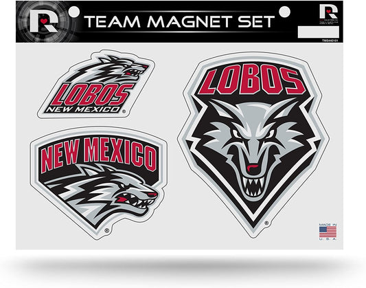 University of New Mexico Lobos Multi Magnet Sheet Shape Cut 8x11 Inch