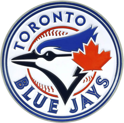 Toronto Blue Jays Premium Solid Metal Color Chrome Auto Emblem Decal
