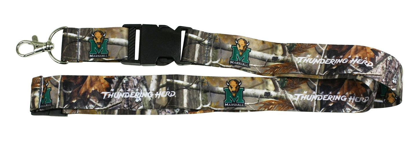 R and R Imports Marshall Thundering Herd Camo Lanyard Officially Licensed Collegiate Product