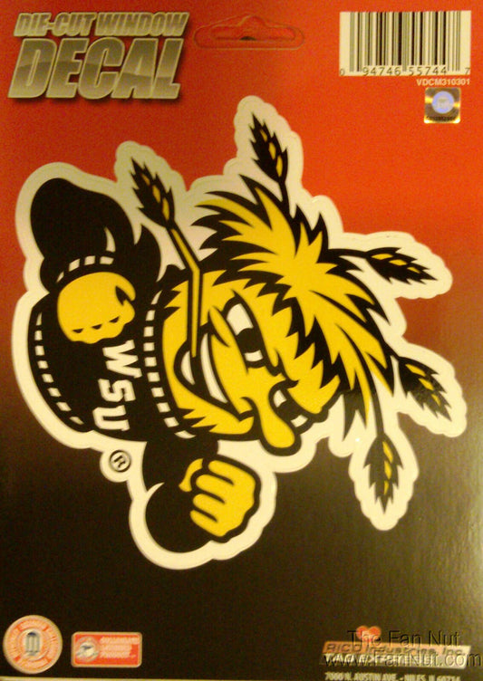 Wichita State Shockers 5"x6" Vinyl Die Cut Decal Sticker Emblem University of