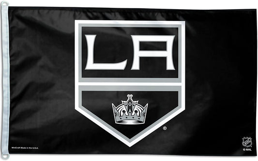 Los Angeles Kings Premium 3x5 Feet Flag Banner, Metal Grommets, Outdoor or Indoor Use
