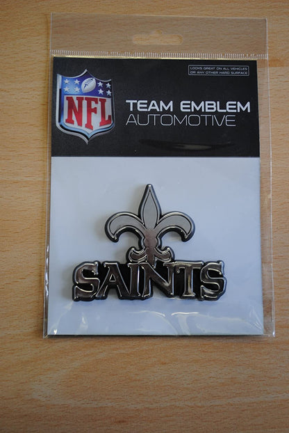 NFL New Orleans Saints Chrome Automobile Emblem