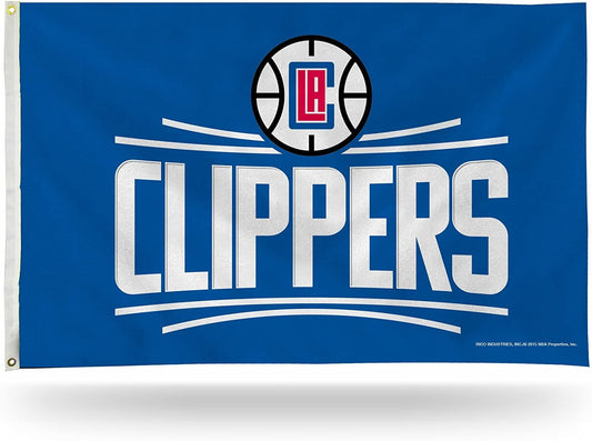 Los Angeles Clippers 3' x 5' Banner Flag Single Sided Indoor or Outdoor Metal Grommets